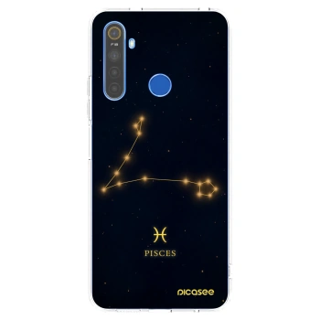 Picasee silikonowe przeźroczyste etui na Realme 5 - PISCES