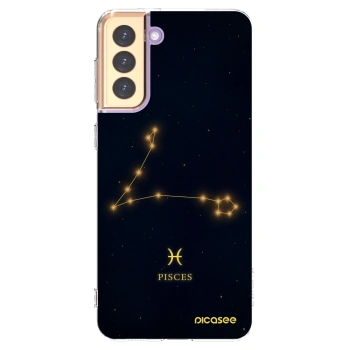 Picasee silikonowe przeźroczyste etui na Samsung Galaxy S21+ 5G G996F - PISCES