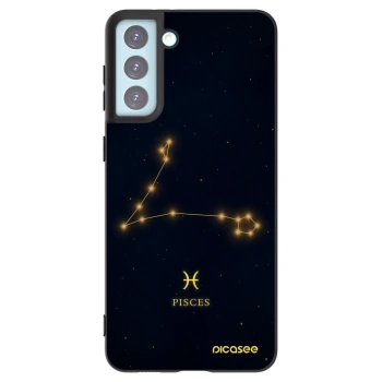 Picasee silikonowe czarne etui na Samsung Galaxy S21+ 5G G996F - PISCES