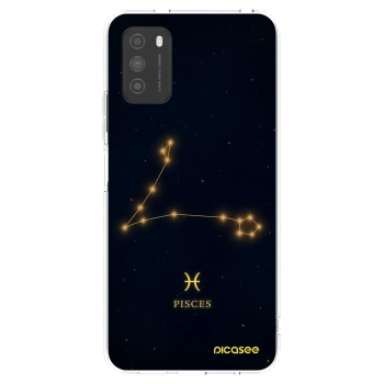 Picasee silikonowe przeźroczyste etui na Xiaomi Poco M3 - PISCES