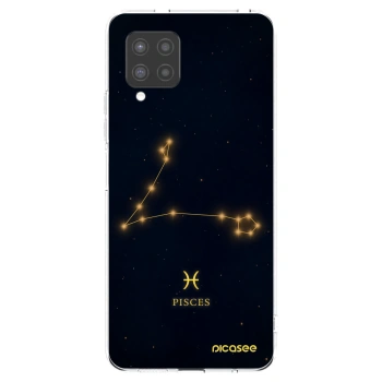 Picasee silikonowe przeźroczyste etui na Samsung Galaxy A42 A426B - PISCES