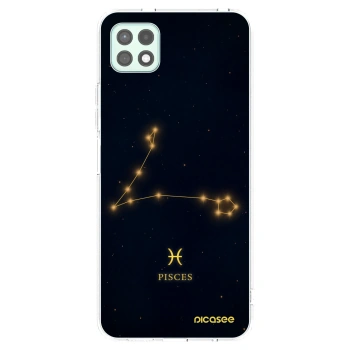 Picasee silikonowe przeźroczyste etui na Samsung Galaxy A22 A226B 5G - PISCES