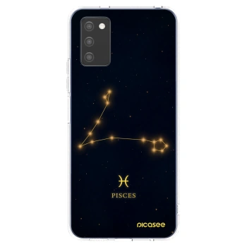Picasee silikonowe przeźroczyste etui na Samsung Galaxy A02s A025G - PISCES