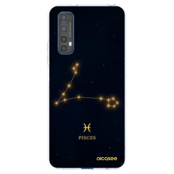 Picasee silikonowe przeźroczyste etui na Realme 7 - PISCES
