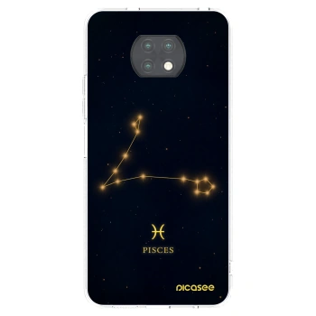 Picasee silikonowe przeźroczyste etui na Xiaomi Redmi Note 9T - PISCES