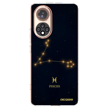 Picasee silikonowe przeźroczyste etui na Honor 50 5G - PISCES
