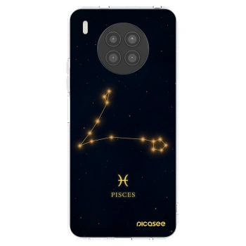 Picasee silikonowe przeźroczyste etui na Huawei Nova 8i - PISCES
