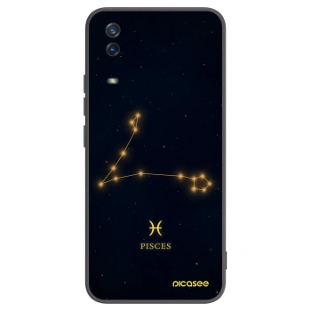 Picasee silikonowe czarne etui na Vivo Y11s - PISCES