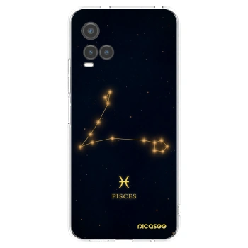 Picasee silikonowe przeźroczyste etui na Vivo Y33s - PISCES