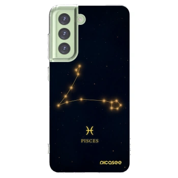 Picasee silikonowe przeźroczyste etui na Samsung Galaxy S21 FE 5G - PISCES