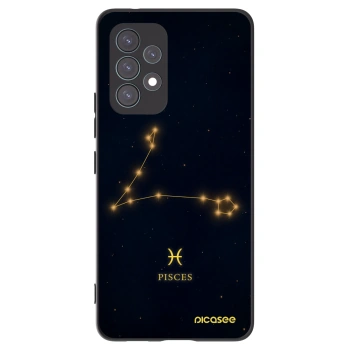 Picasee silikonowe czarne etui na Samsung Galaxy A53 5G A536 - PISCES