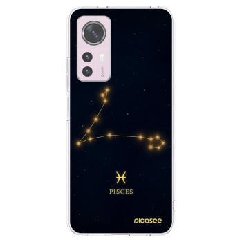 Picasee silikonowe przeźroczyste etui na Xiaomi 12 - PISCES