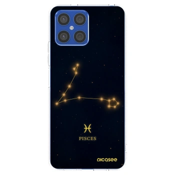 Picasee silikonowe przeźroczyste etui na Honor X8 4G - PISCES