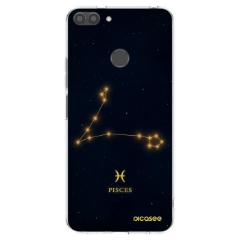 Picasee silikonowe przeźroczyste etui na Huawei P Smart - PISCES