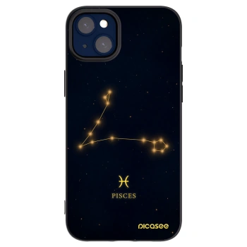 Picasee silikonowe czarne etui na Apple iPhone 14 Plus - PISCES