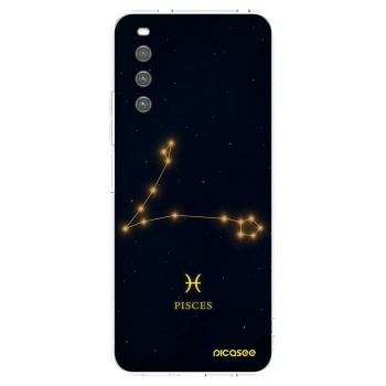 Picasee silikonowe przeźroczyste etui na Sony Xperia 10 IV 5G - PISCES