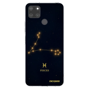Picasee silikonowe przeźroczyste etui na Realme C21Y - PISCES