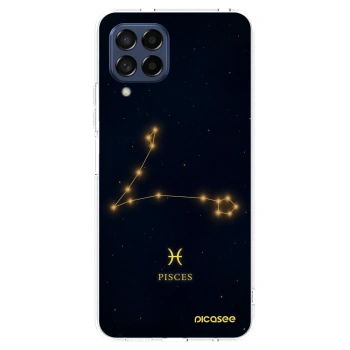 Picasee silikonowe przeźroczyste etui na Samsung Galaxy M53 5G - PISCES