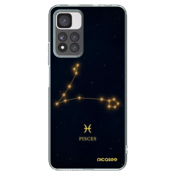 Picasee silikonowe przeźroczyste etui na Xiaomi Redmi Note 11 Pro+ 5G - PISCES