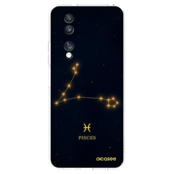 Picasee silikonowe przeźroczyste etui na Honor 70 - PISCES