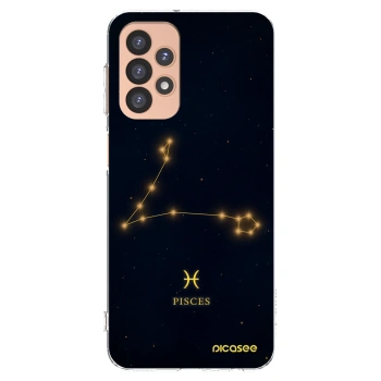 Picasee silikonowe przeźroczyste etui na Samsung Galaxy A23 A236B 5G - PISCES