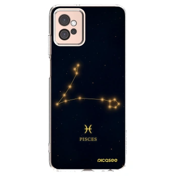 Picasee silikonowe przeźroczyste etui na Motorola Moto G32 - PISCES