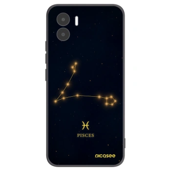 Picasee silikonowe czarne etui na Xiaomi Redmi A1 - PISCES