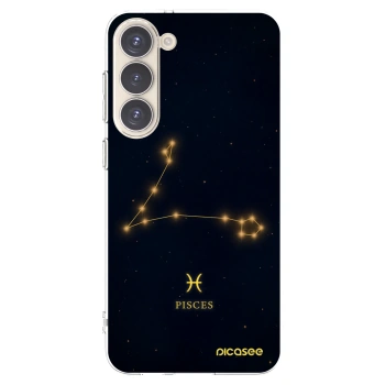 Picasee silikonowe przeźroczyste etui na Samsung Galaxy S23+ 5G - PISCES
