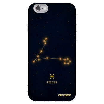 Picasee silikonowe przeźroczyste etui na Apple iPhone 6/6S - PISCES