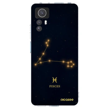 Picasee silikonowe przeźroczyste etui na Xiaomi Redmi Note 12S - PISCES