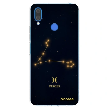 Picasee silikonowe przeźroczyste etui na Huawei Nova 3i - PISCES