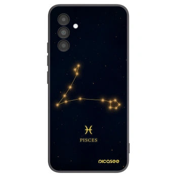 Picasee silikonowe czarne etui na Samsung Galaxy A04s A047F - PISCES