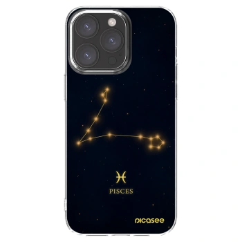 Picasee silikonowe przeźroczyste etui na Apple iPhone 15 Pro Max - PISCES