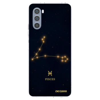 Picasee silikonowe przeźroczyste etui na Motorola Moto G62 - PISCES