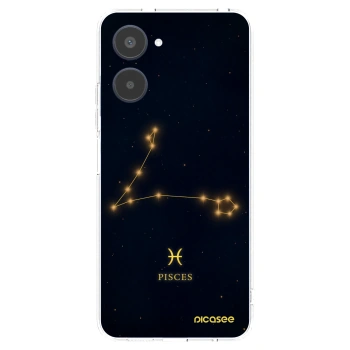 Picasee silikonowe przeźroczyste etui na Realme 10 4G - PISCES