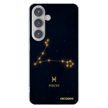Picasee silikonowe przeźroczyste etui na Samsung Galaxy S24 S921B 5G - PISCES