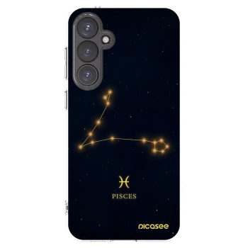 Picasee silikonowe przeźroczyste etui na Samsung Galaxy S23 FE S711B - PISCES