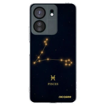 Picasee silikonowe przeźroczyste etui na Xiaomi Redmi 13C 4G - PISCES