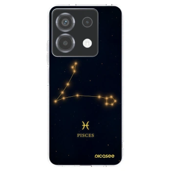 Picasee silikonowe przeźroczyste etui na Xiaomi Poco X6 - PISCES