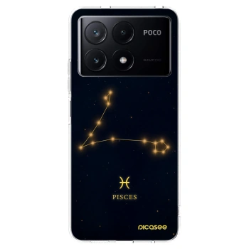 Picasee silikonowe przeźroczyste etui na Xiaomi Poco X6 Pro - PISCES
