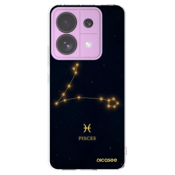 Picasee silikonowe przeźroczyste etui na Xiaomi Redmi Note 13 Pro 5G - PISCES