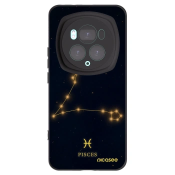 Picasee silikonowe czarne etui na Honor Magic6 Pro - PISCES