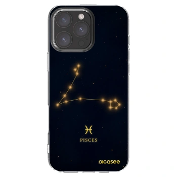 Picasee silikonowe przeźroczyste etui na Apple iPhone 16 Pro Max - PISCES