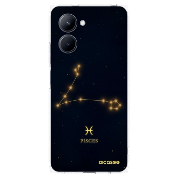 Picasee silikonowe przeźroczyste etui na Realme C33 (2023) - PISCES