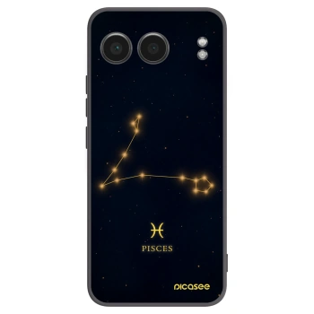 Picasee silikonowe czarne etui na OnePlus Nord 4 - PISCES