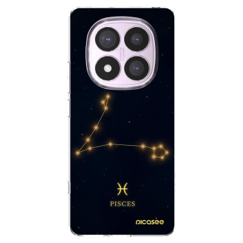 Picasee silikonowe przeźroczyste etui na Xiaomi Redmi Note 14 Pro 5G - PISCES