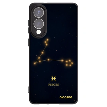 Picasee silikonowe czarne etui na Samsung Galaxy S25 Edge 5G - PISCES