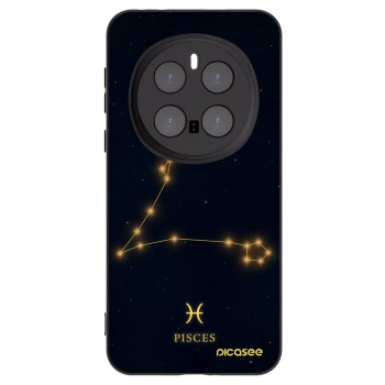 Picasee silikonowe czarne etui na Honor Magic7 Pro 5G - PISCES