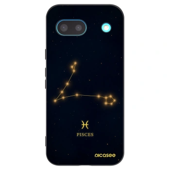 Picasee silikonowe czarne etui na Google Pixel 8 - PISCES