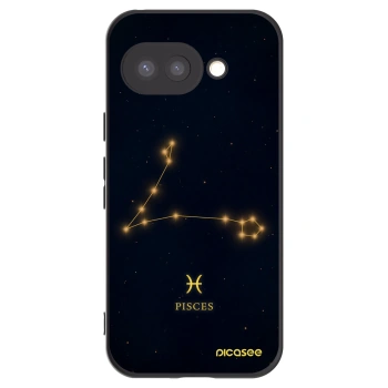Picasee silikonowe czarne etui na Google Pixel 9a - PISCES